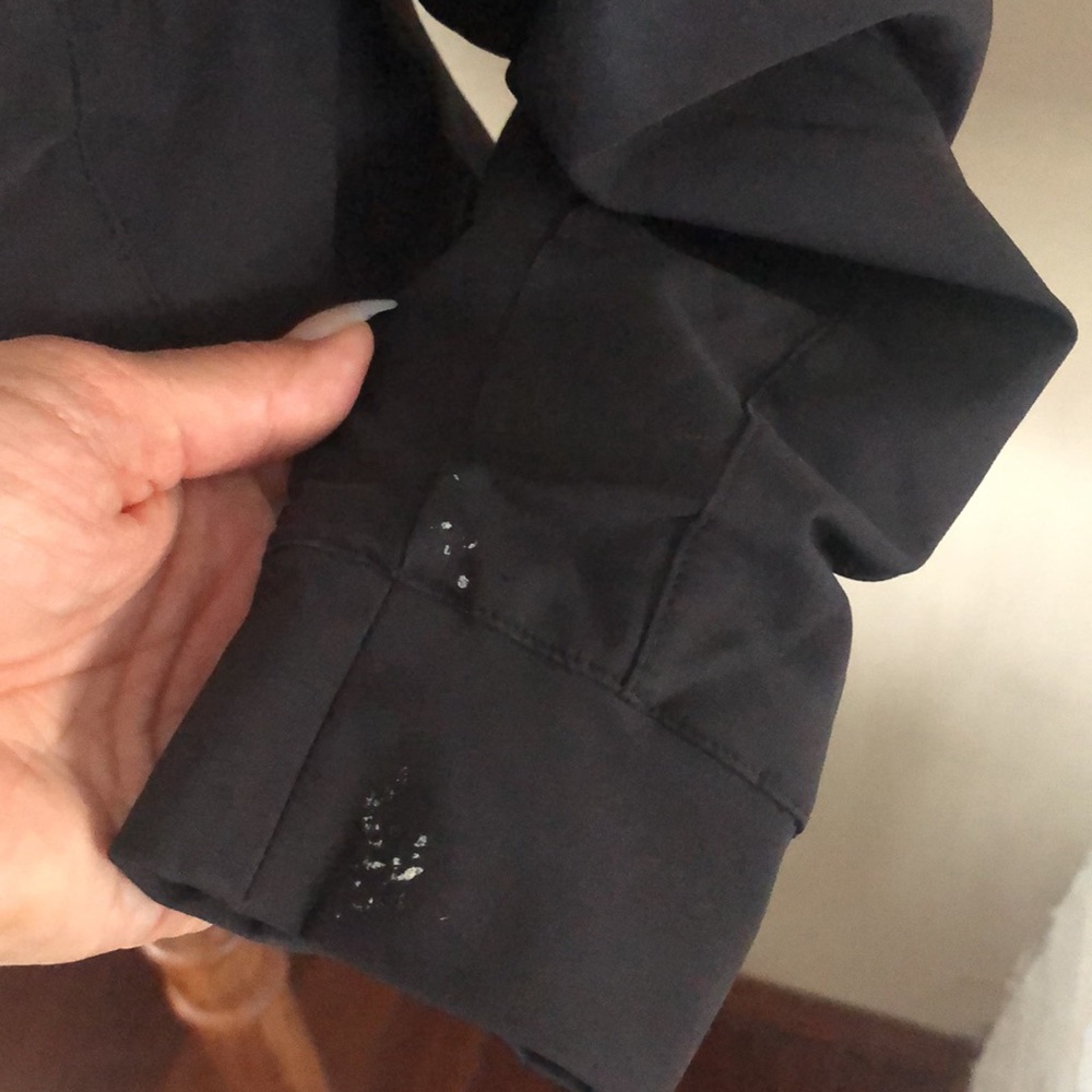 The north face black fleece lined fitted zipper pockets jacket - Picture 14 of 14